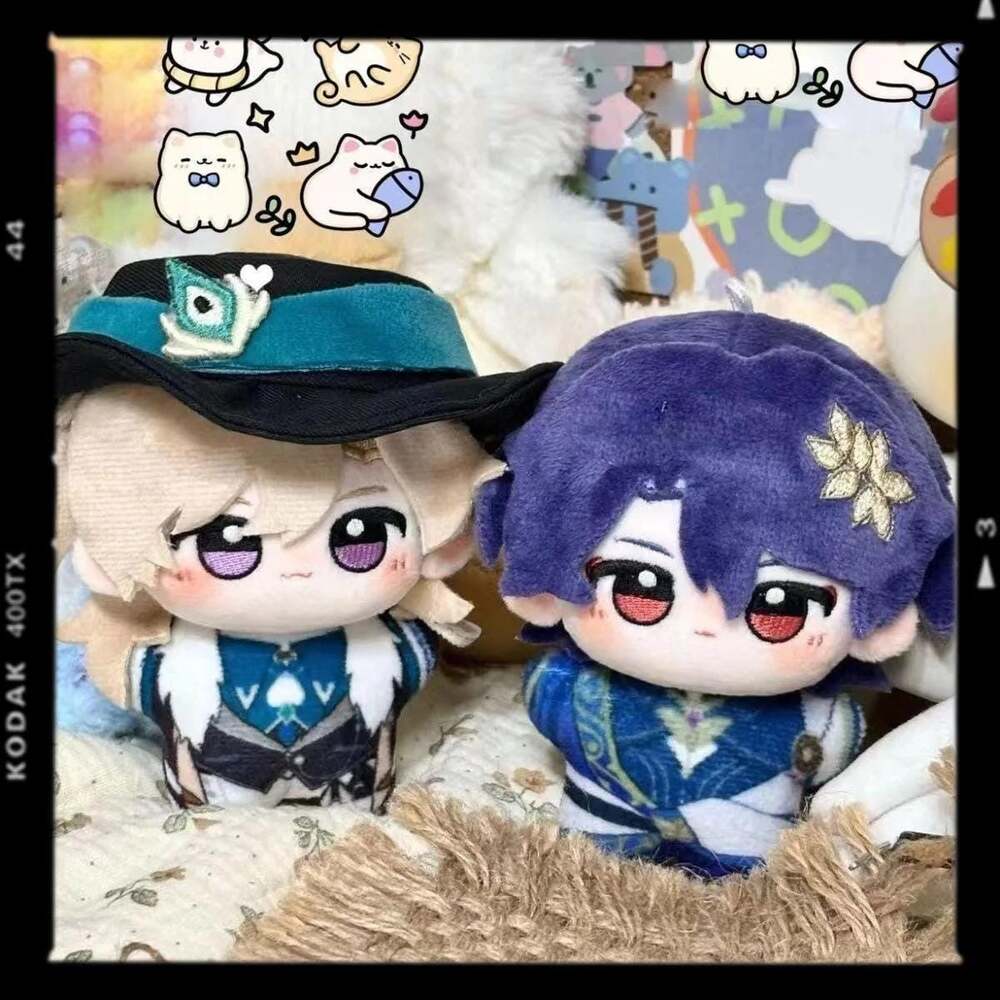HSR Aventurine Dr. Ratio Plush Dolls, 10Cm Cotton Dolls, Cute Character Collecti
